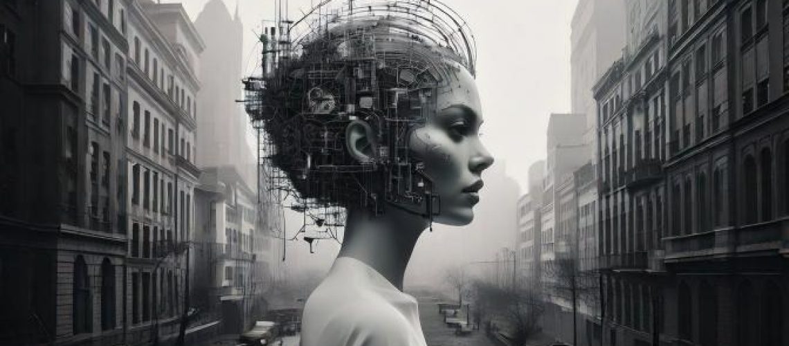 An AI Generated image depicting human consciousness as being fundamental